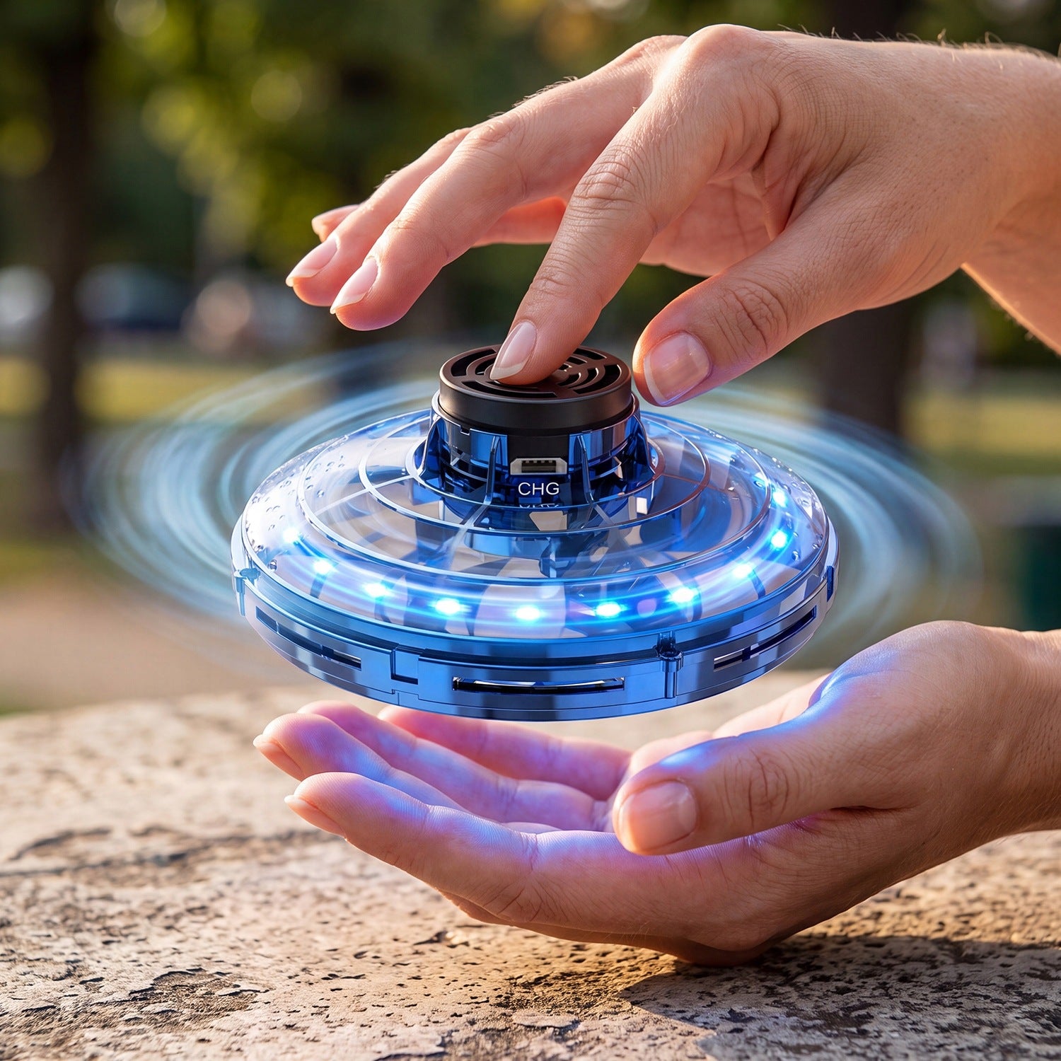 FLYING HAND CONTROLLED SKILL TOY UFO With Gesture Sensor & Light Manufacturer code 8581743631840
