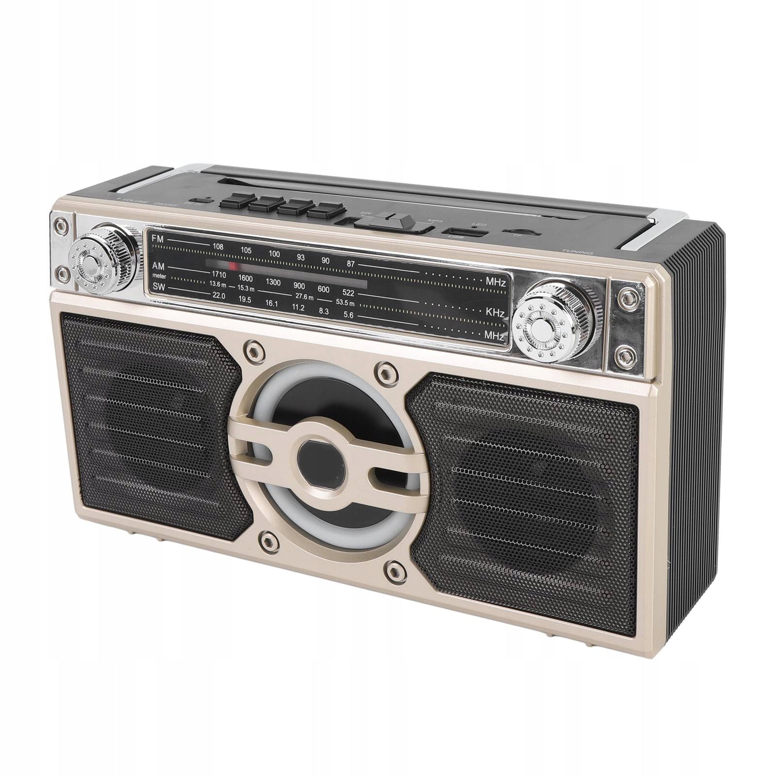 FM AM SW Radio, Portable Bluetooth Radio for Travel