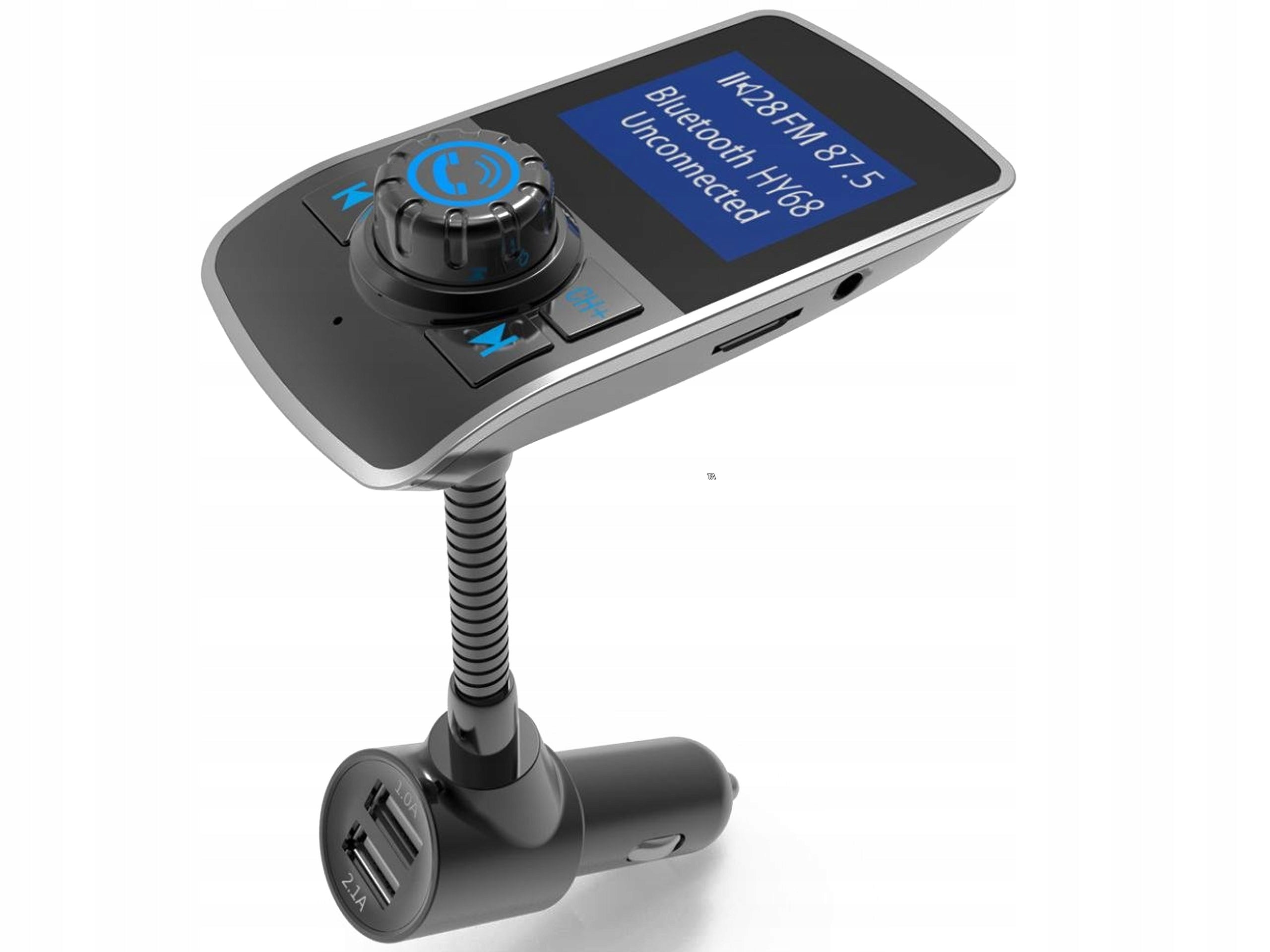 FM BLUETOOTH MP3 2x USB 3.1A CHARGER