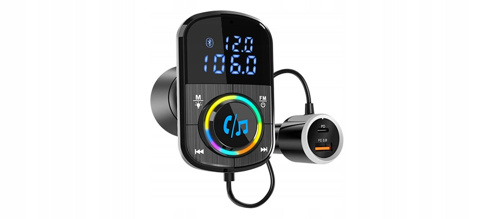FM Bluetooth Transmitter NAVITEL BHF08 PRO - voltage meter, USB-A and USB-C EAN (GTIN) 8594181745772