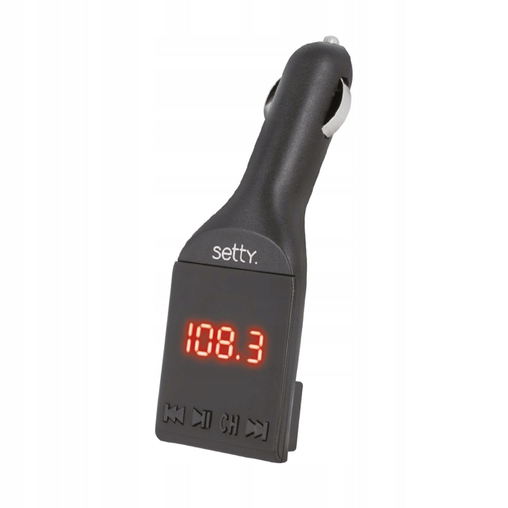FM Car Transmitter Setty Bluetooth with USB Display with Microphone Manufacturer code Setty