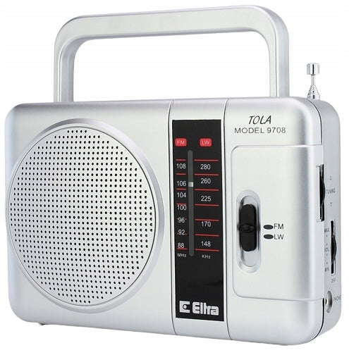 FM/LW network-battery radio ELTRA TOLA handle portable antenna for kitchen Packaging status original