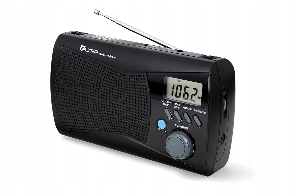 FM LW network-battery radio alarm clock ELTRA KINGA for bedroom living room kitchen Packaging status original