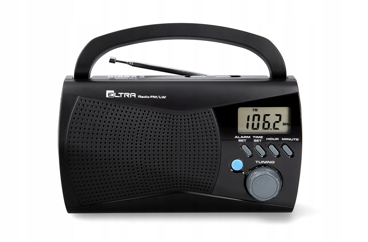 FM LW network-battery radio alarm clock ELTRA KINGA for bedroom living room kitchen