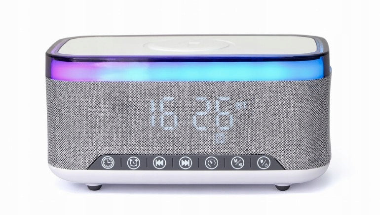 FM Network Battery Radio Digital Alarm Clock with Bluetooth Speaker