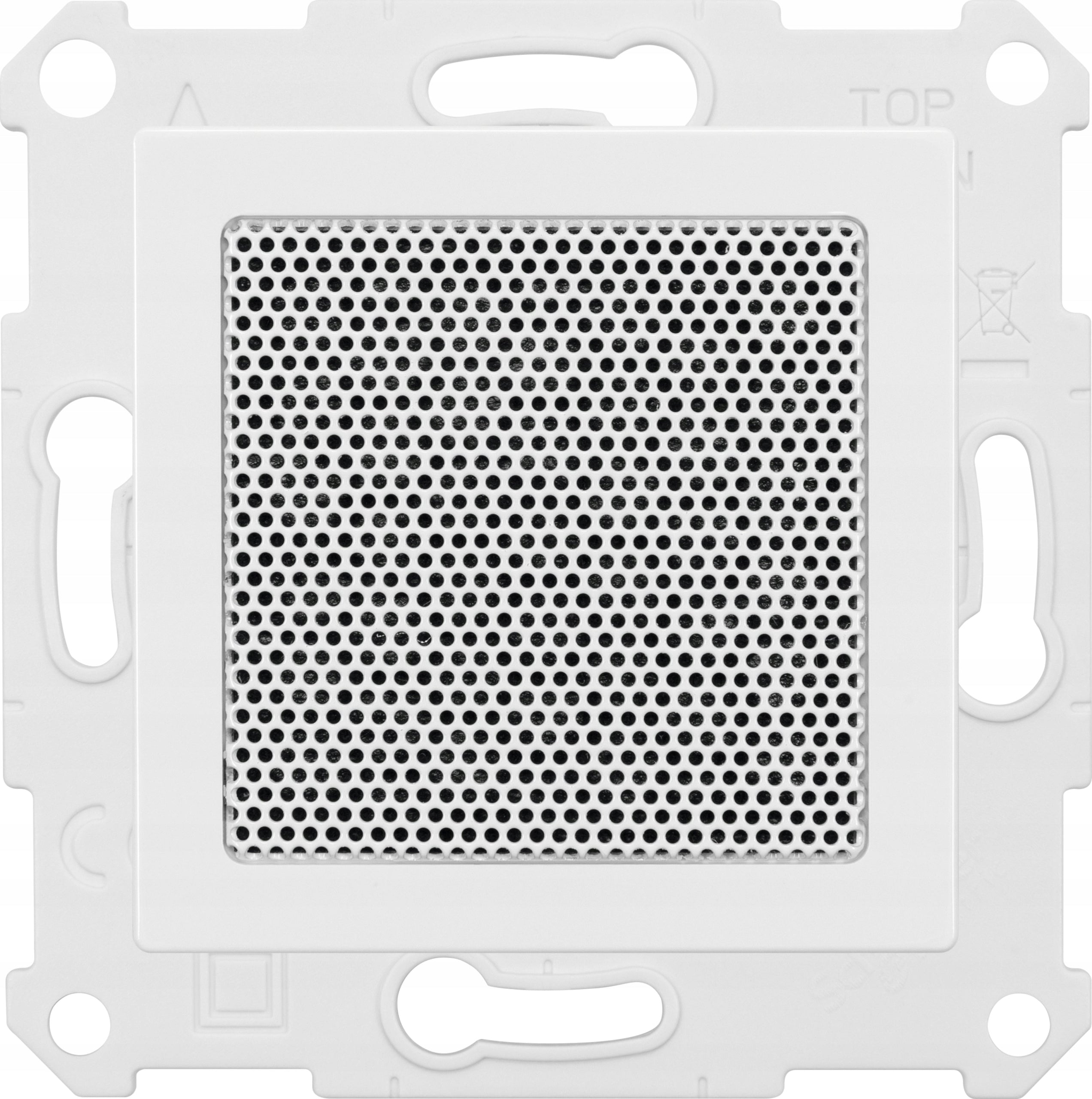 FM Radio DAB+ Bluetooth Clock Alarm Clock Flush Mount for Frame Cans Sockets Manufacturer code 0020/3901
