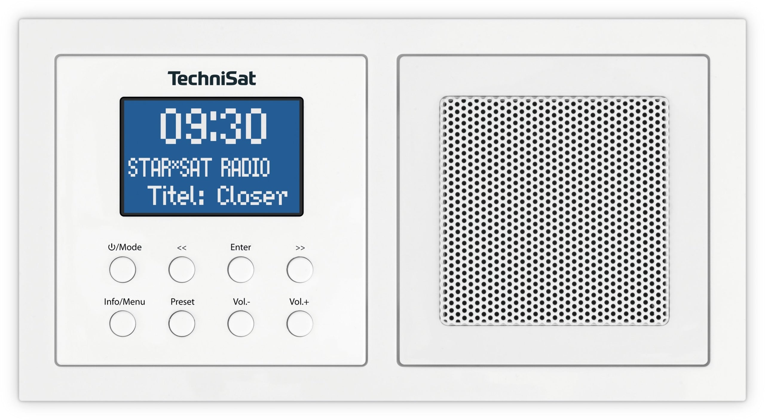 FM Radio DAB+ Bluetooth Flush Mount for UP1 Socket