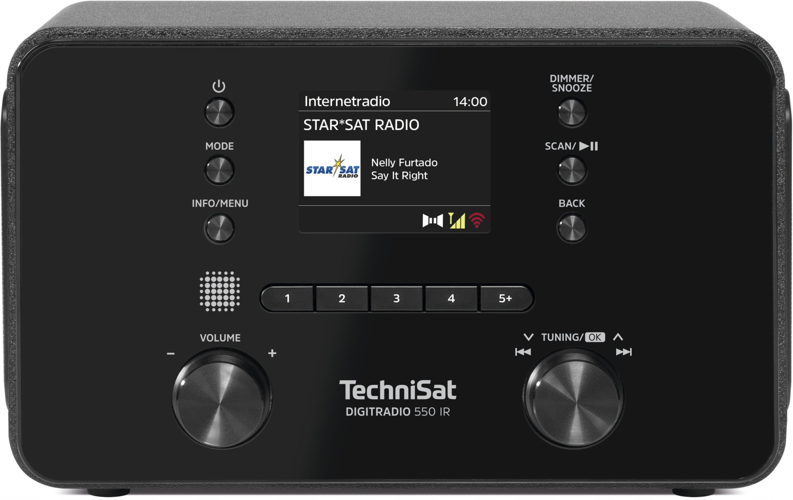 FM Radio Digital DAB+ Internet Technisat 550 IR WiFi USB Bluetooth MP3 Packaging status original