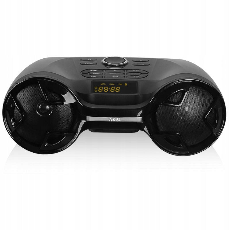 FM SOUND RADIO BLUETOOTH ALARM CLOCK AKAI APRC-20BG Brand Akai