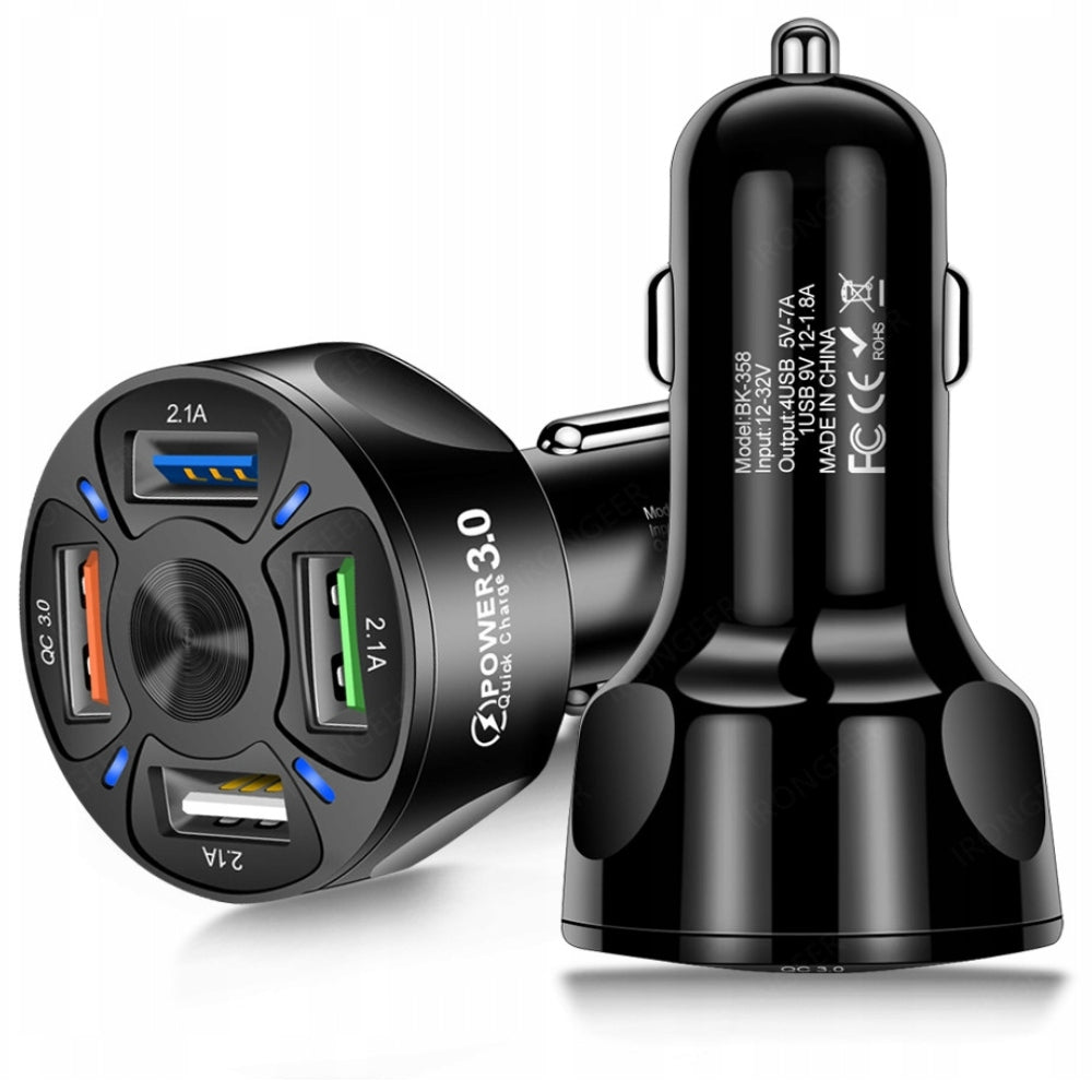 FM TRANSMITTER PHONE CHARGER CAR FAST USB LIGHTERS