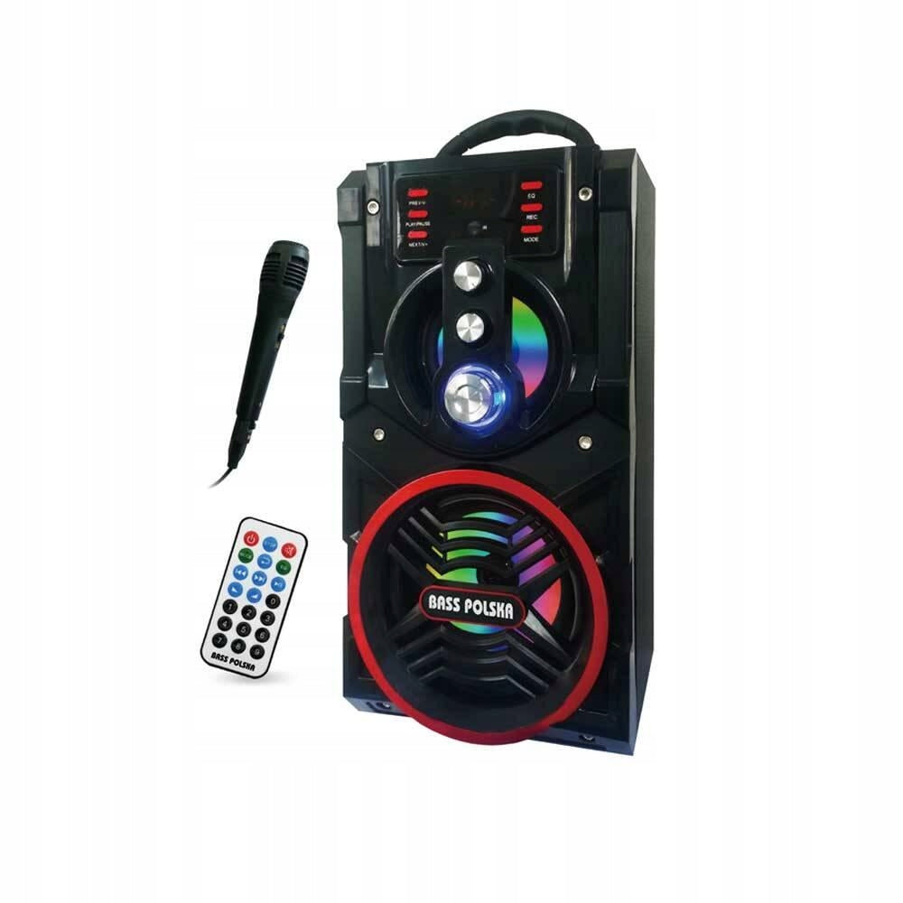 FM USB Karaoke speaker Bluetooth 90W + remote Brand Bass