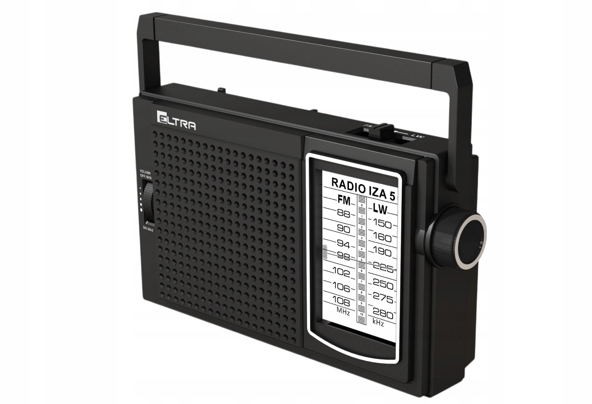 FM network and battery radio, LW Eltra IZA 5 for kitchen, garden, per plot Manufacturer code IZA 5 model 2010
