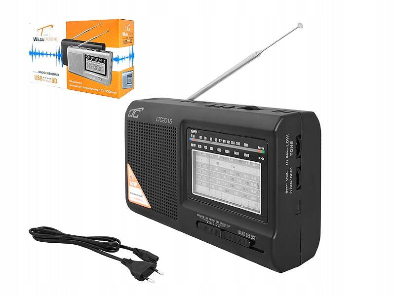 FM network-battery radio, LW, SW LTC Wilga LTC 2016 Packaging status original