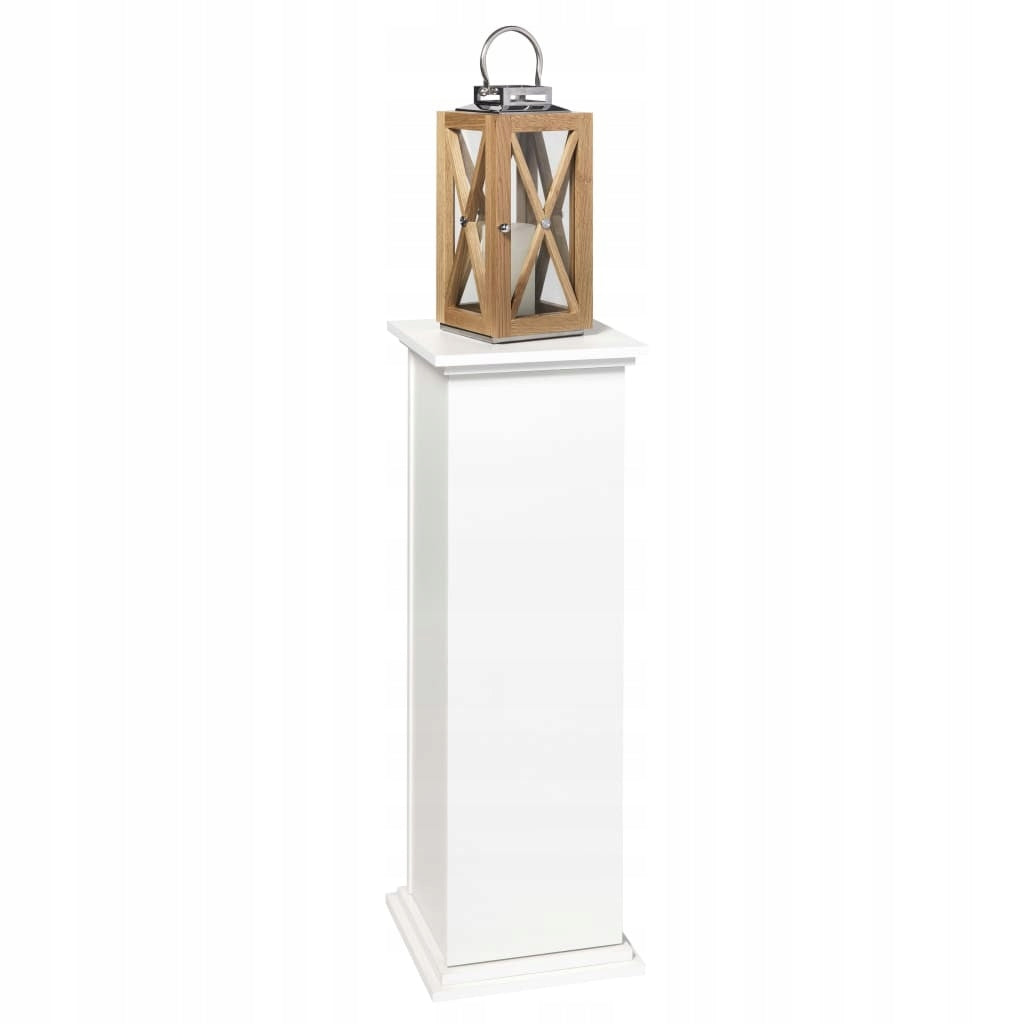 FMD Akzenttisch mit Tür, weiß, 88,5 cm 