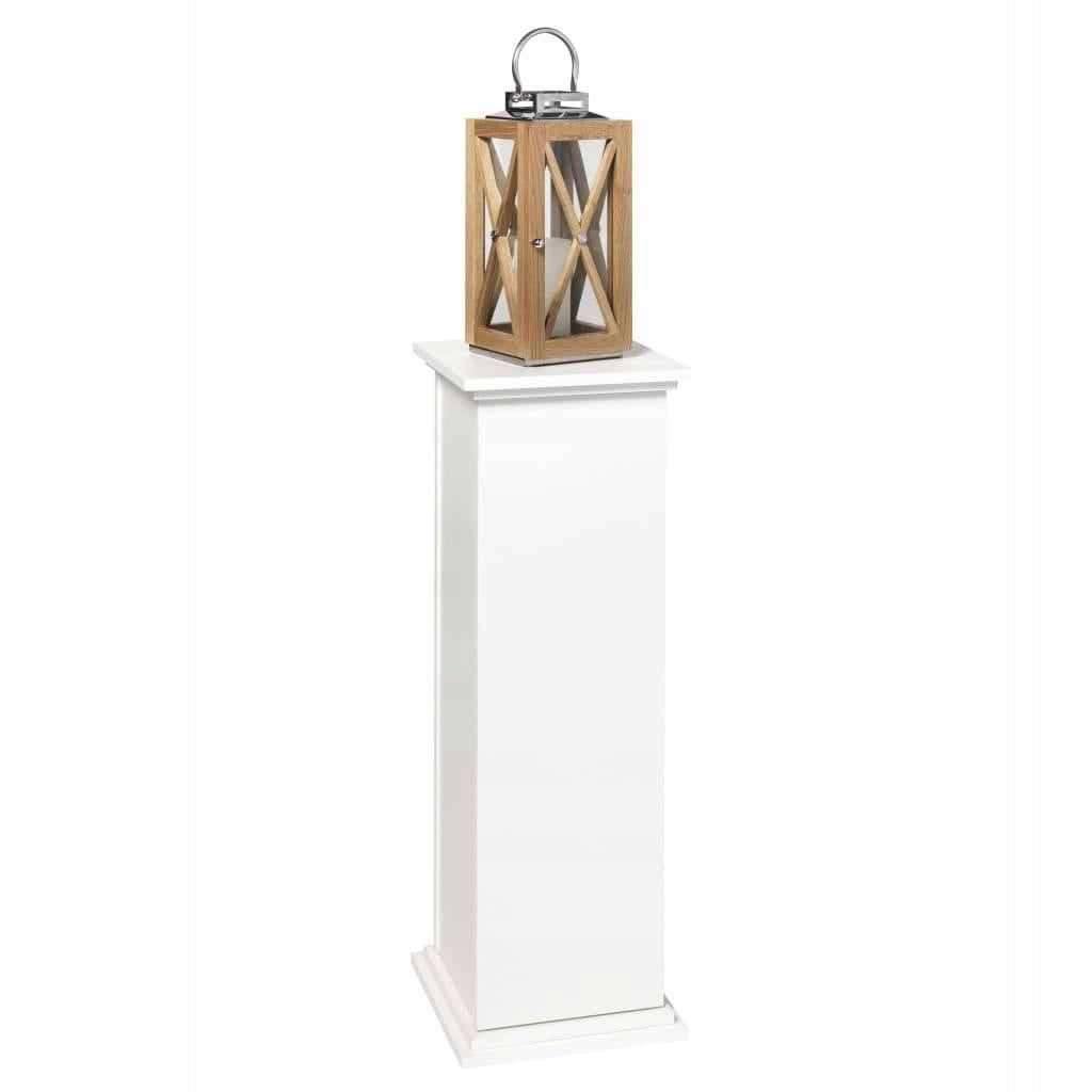 FMD Akzenttisch mit Tür, weiß, 88,5 cm 
