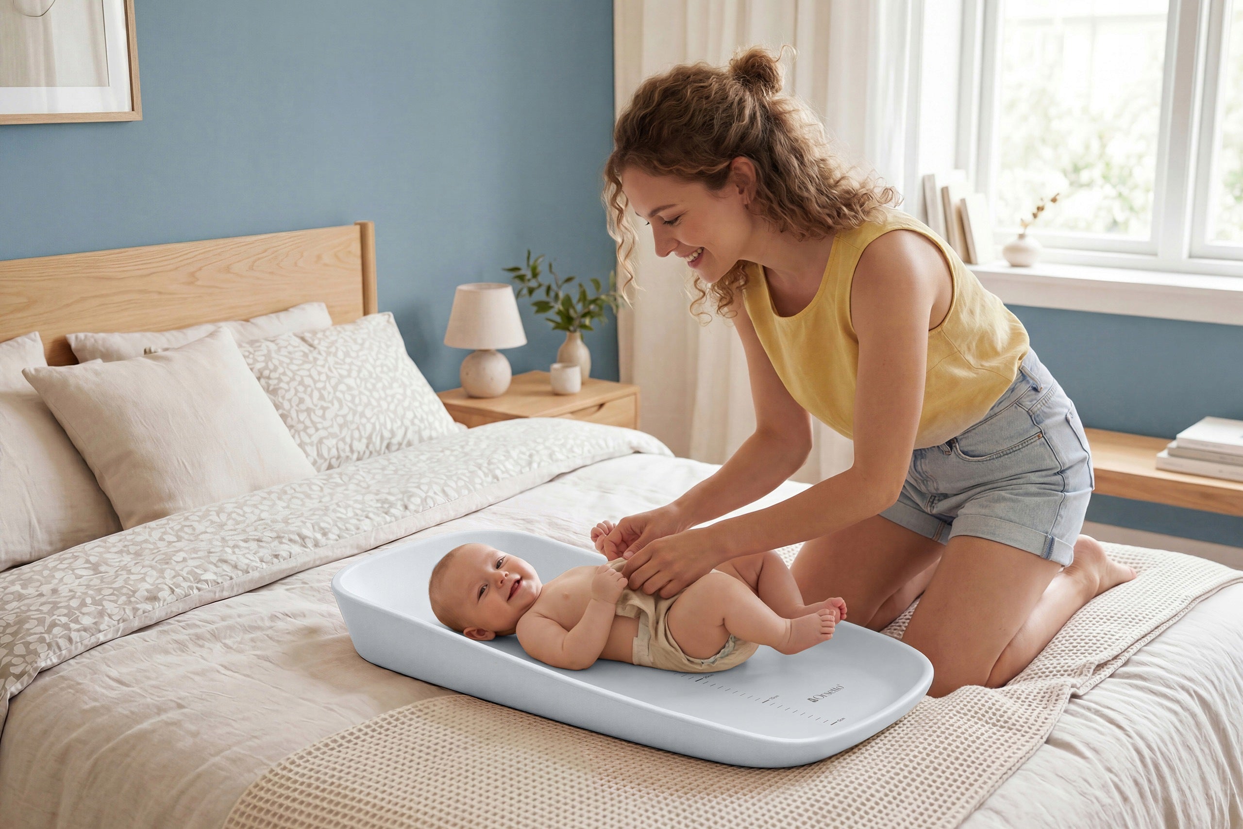 FOAM CHANGING TABLE SOFT WATERPROOF CHANGING MAT FOR CHEST OF DRAWERS GREY Color silver