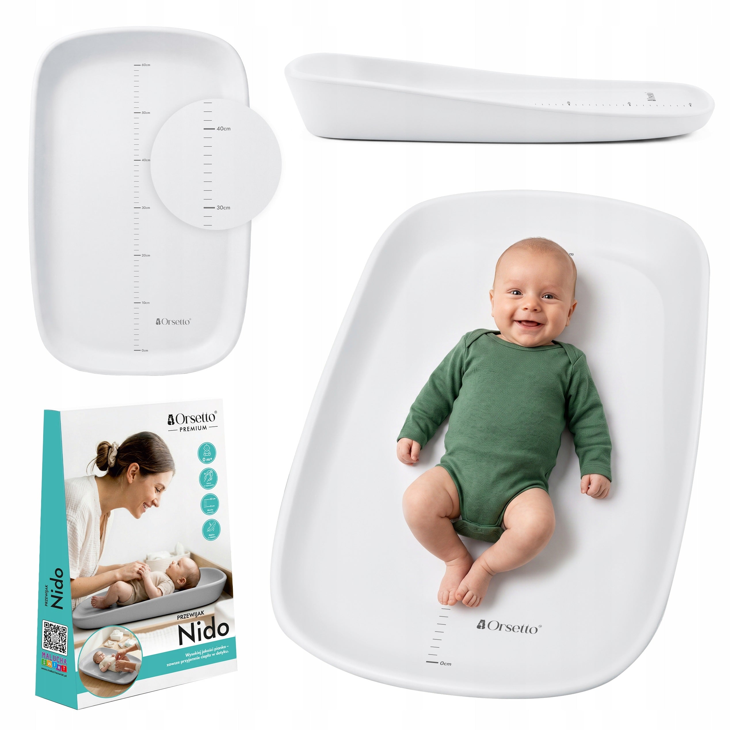 FOAM CHANGING TABLE SOFT WATERPROOF CHANGING MAT FOR CHEST OF DRAWERS GREY