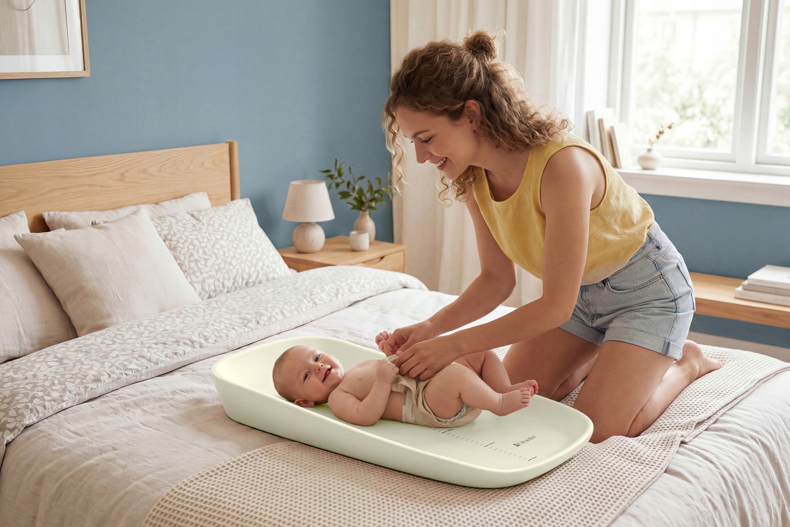 FOAM CHANGING TABLE SOFT WATERPROOF CHANGING MAT NIDO VANILLA Color other