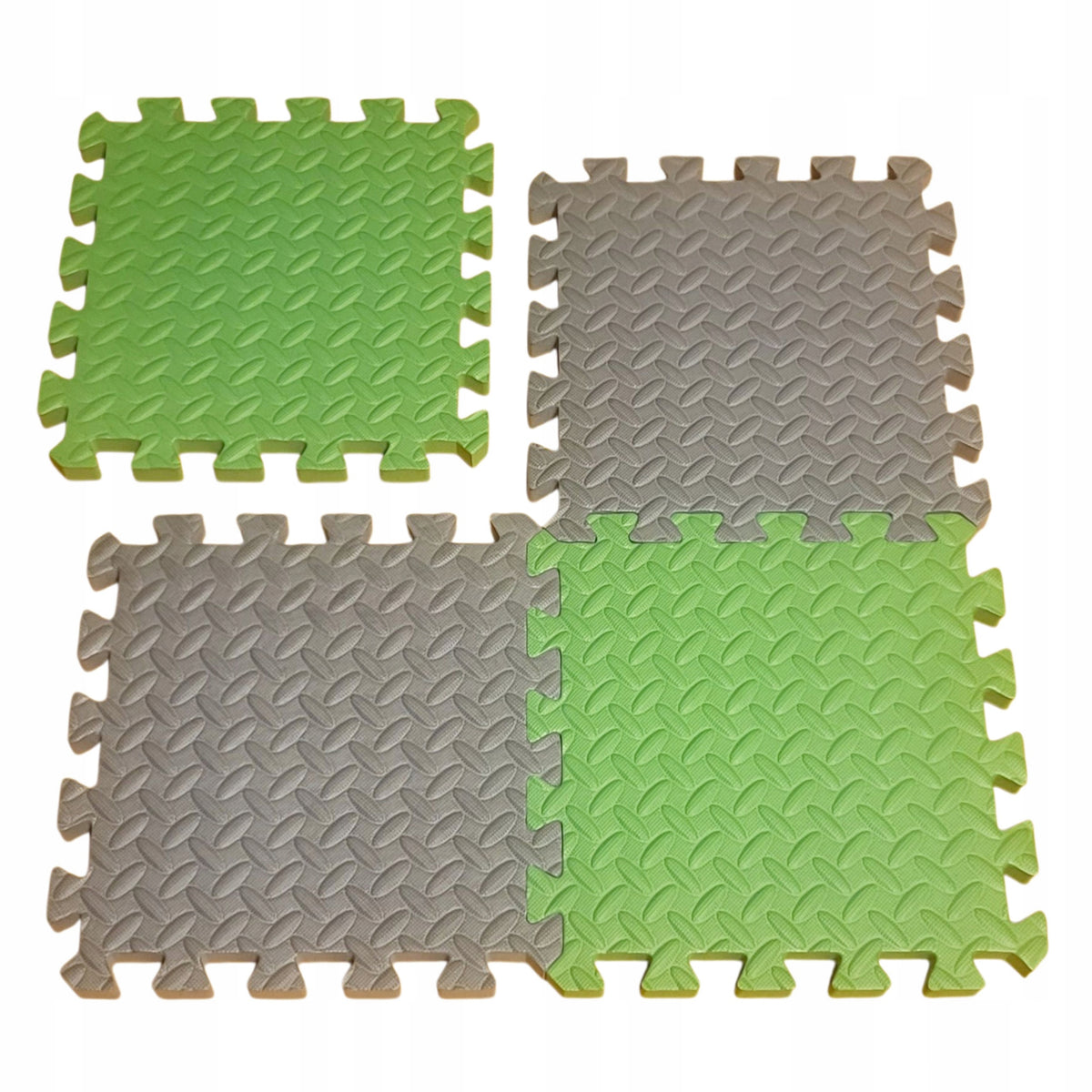 FOAM EXERCISE MAT 60x60 cm LARGE FOAM PUZZLE - Thick 2 cm - 4 pcs