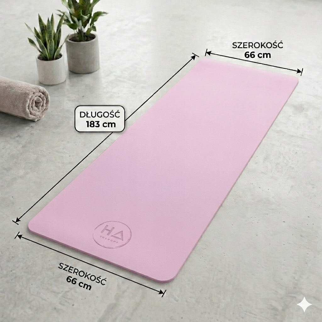 FOAM MAT FOR EXERCISE - LIGHT PINK