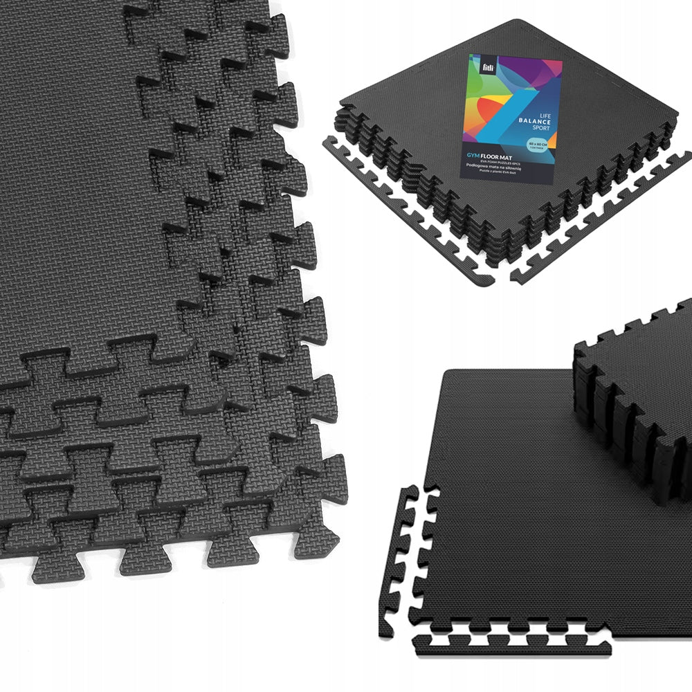 FOAM MAT FOR EXERCISES for equipment FOAM PUZZLE for gym 6pcs 60x60CM