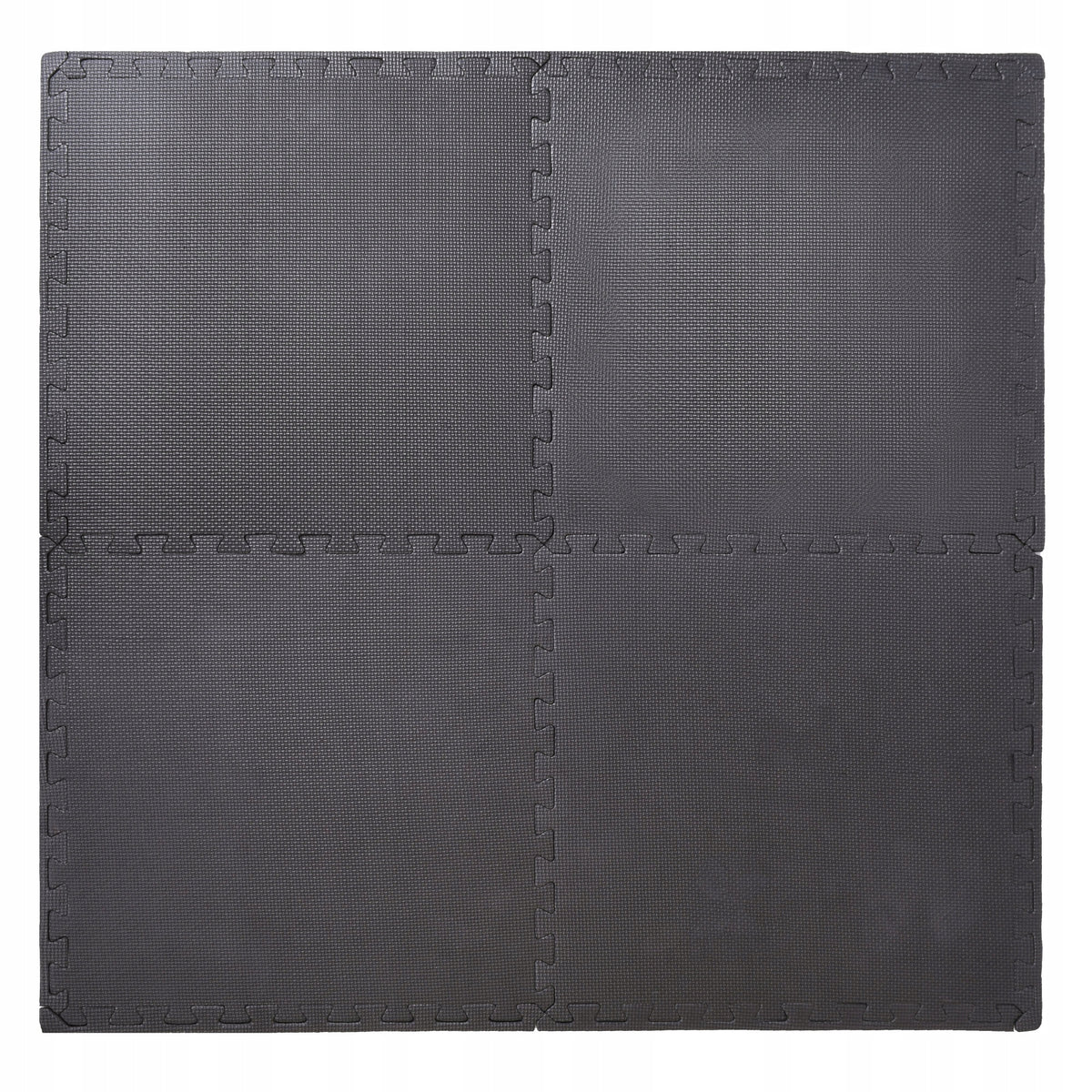FOAM MAT PUZZLE FOR GYM EXERCISE EQUIPMENT FITNESS BLACK 6PCS Brand Gockowiak