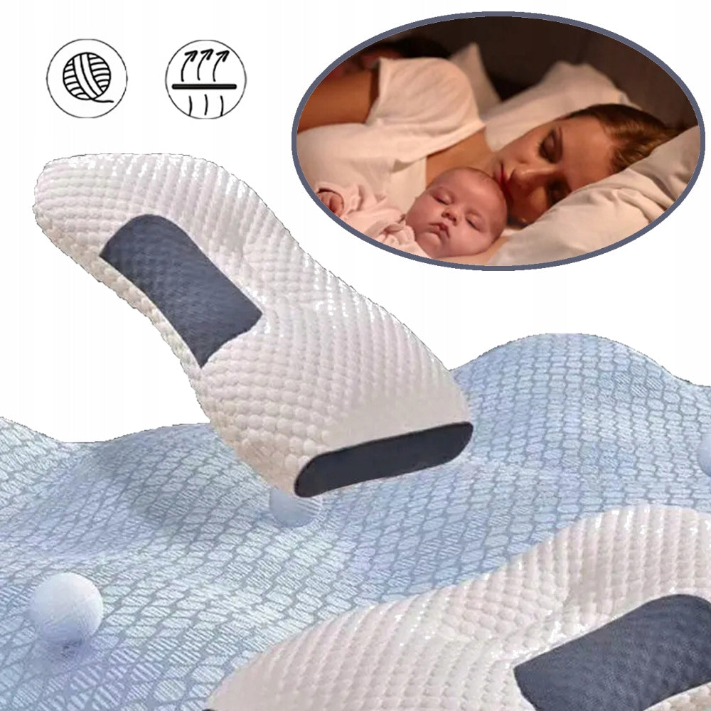 FOAM ORTHOPEDIC MEMORY PILLOW, ERGONOMIC NECK PILLOW