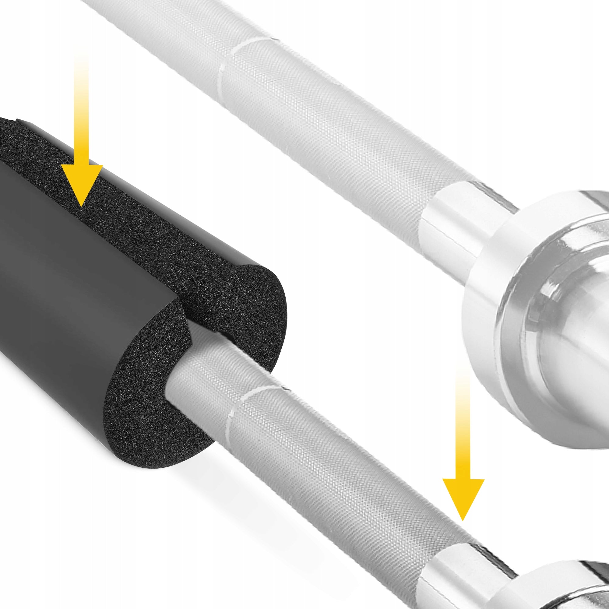 FOAM PROTECTOR NECK GUARD BARBELL SPONGE OVERLAY SQUAT HIP THRUST Model Ochraniacz na gryf osłona sztangi