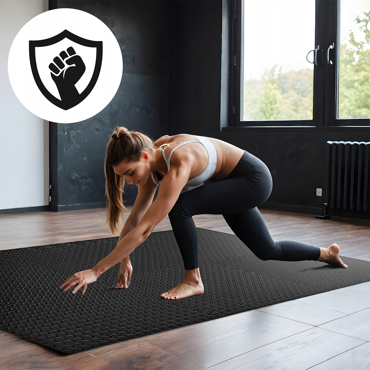 FOAM PUZZLE MAT FOR EQUIPMENT GYM POOL THICK FOR EXERCISE 6 EL. Brand Pretorians