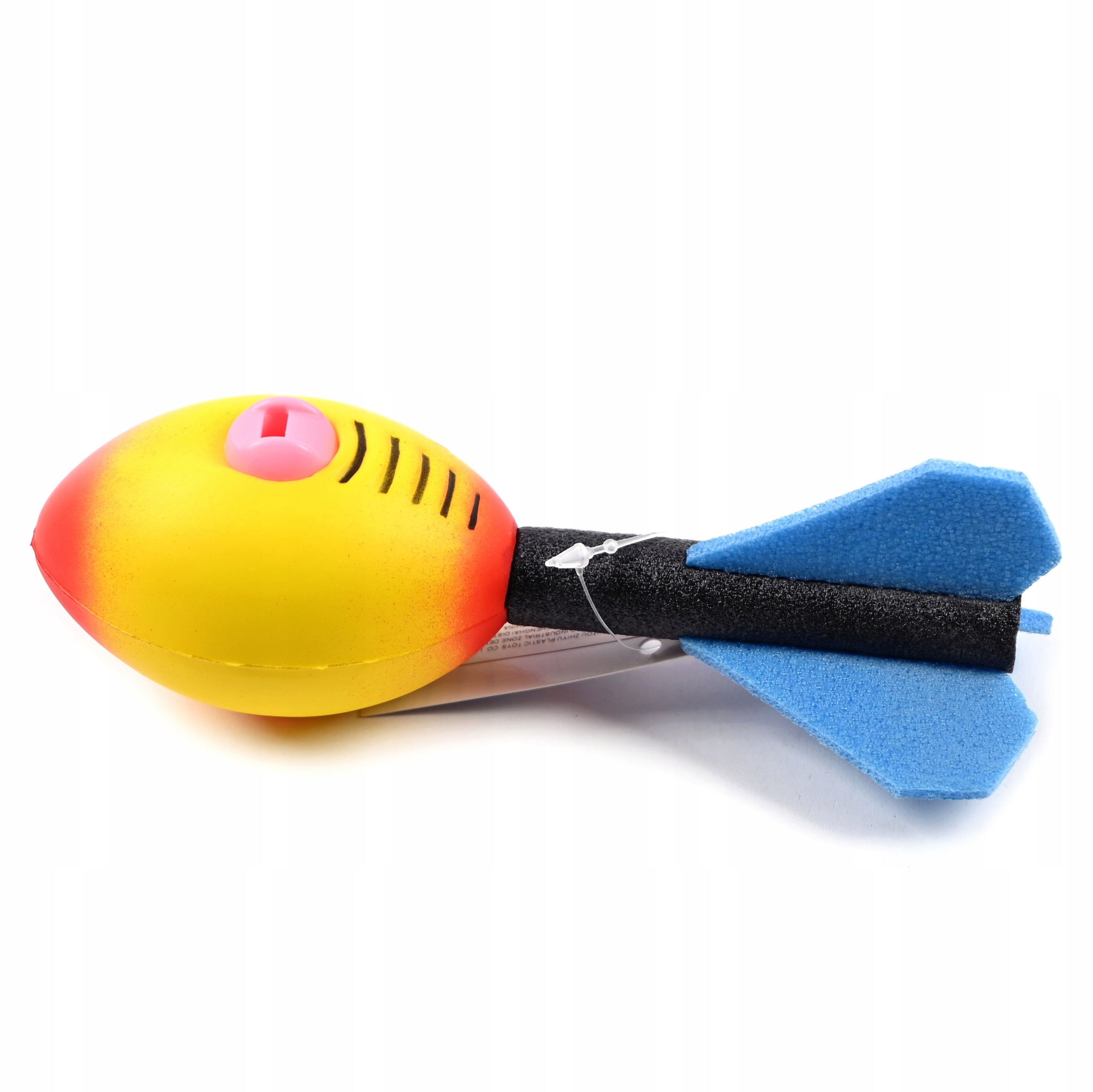 FOAM RACKET WHISTLING THROWING BULLET WITH WHISTLE SOFT SAFE