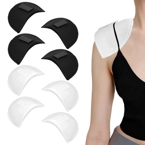 FOAM SHOULDER PADS SELF ADHESIVE NON-SLIP 4 PAIRS FOR HOME Brand no brand