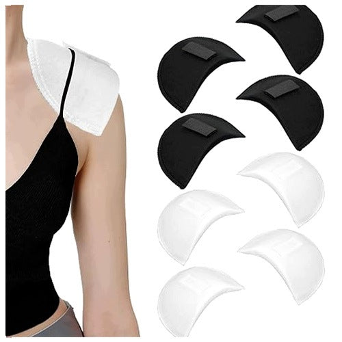 FOAM SHOULDER PADS SELF ADHESIVE NON-SLIP 4 PAIRS FOR HOME