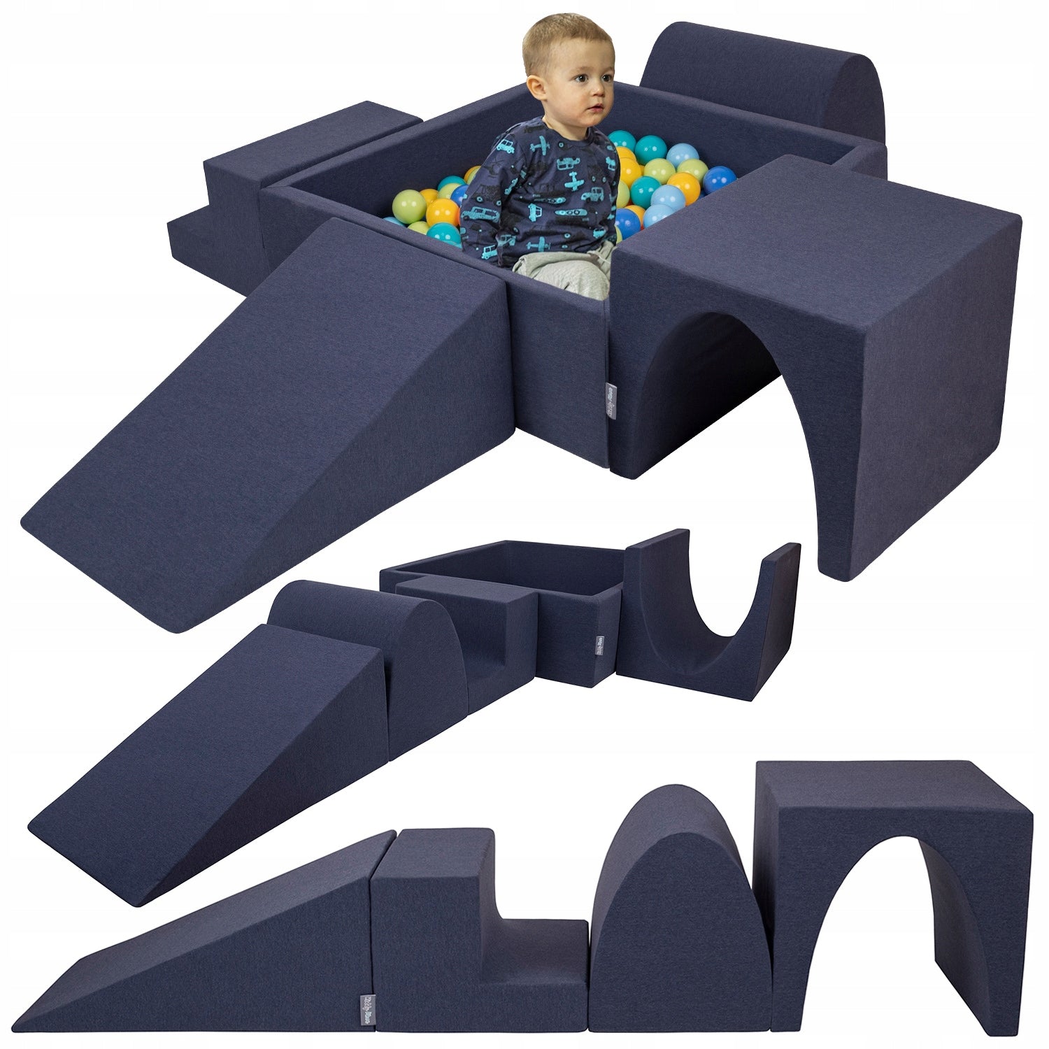 FOAM SQUARE TOYS FOR CHILDREN'S ROOM DRY POOL 300 balls