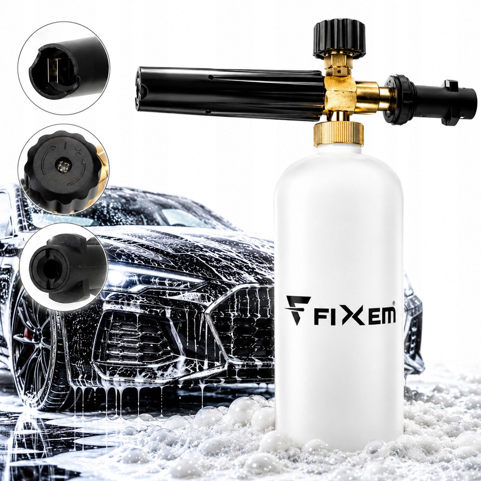 FOAMER 1L FOR PRESSURE WASHER KARCHER K2 K3 K4 K5 K6 K7 DENSE FOAM