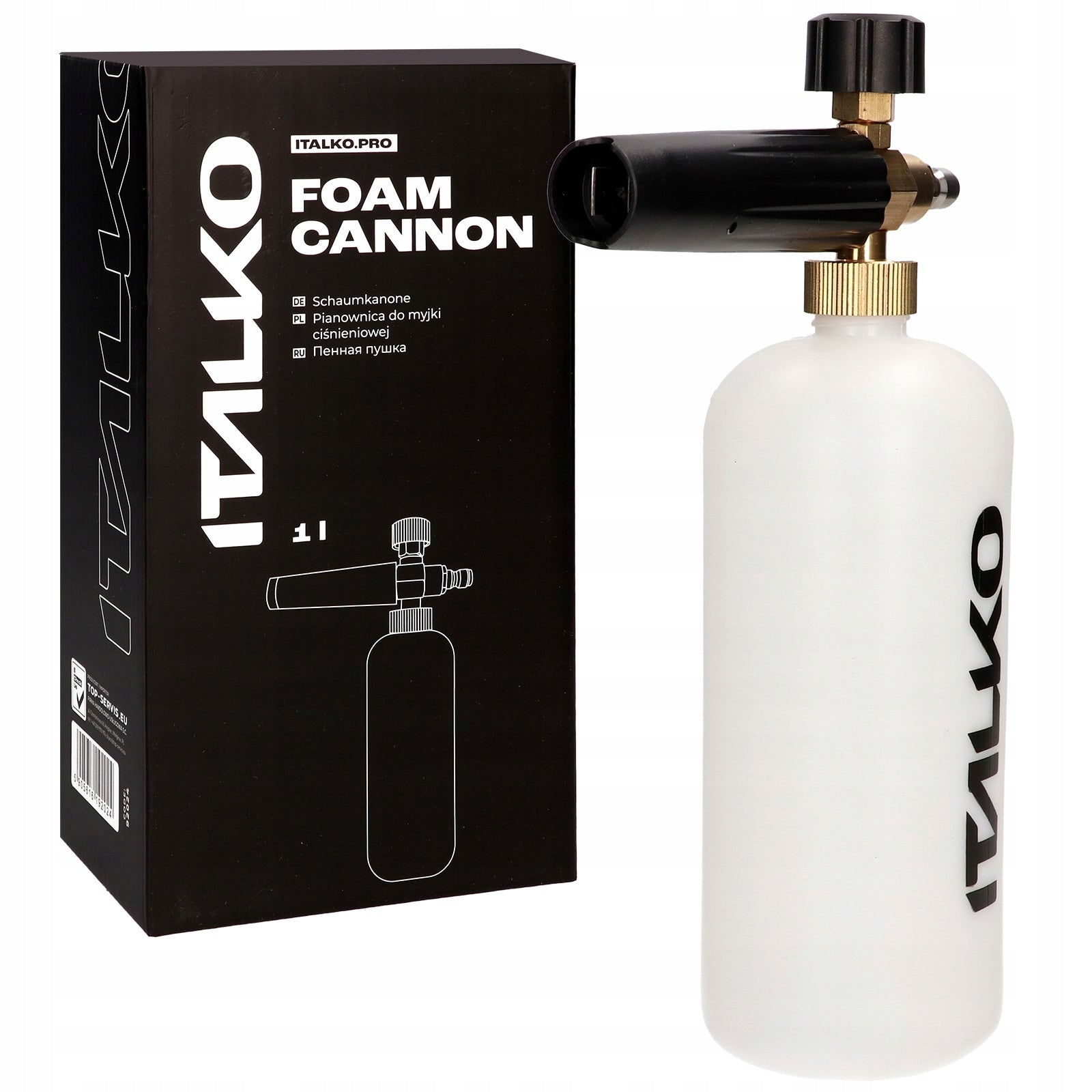 FOAMER FOR PRESSURE WASHER BRASS GUN 1L STRONG ADJUSTMENT