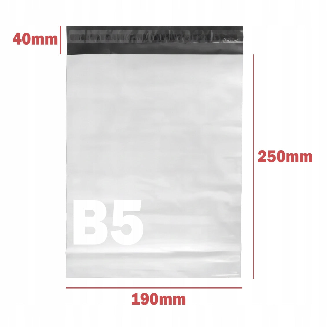 FOIL PACKS COURIER 190x250 B5 100pcs FOIL ENVELOPES STRONG FOR PACKAGING Packaging status original