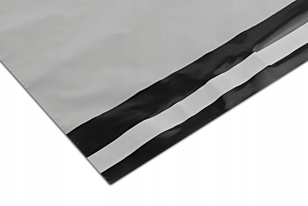 FOIL PACKS COURIER ENVELOPES 35x45+5 0,06 WHITE Color white