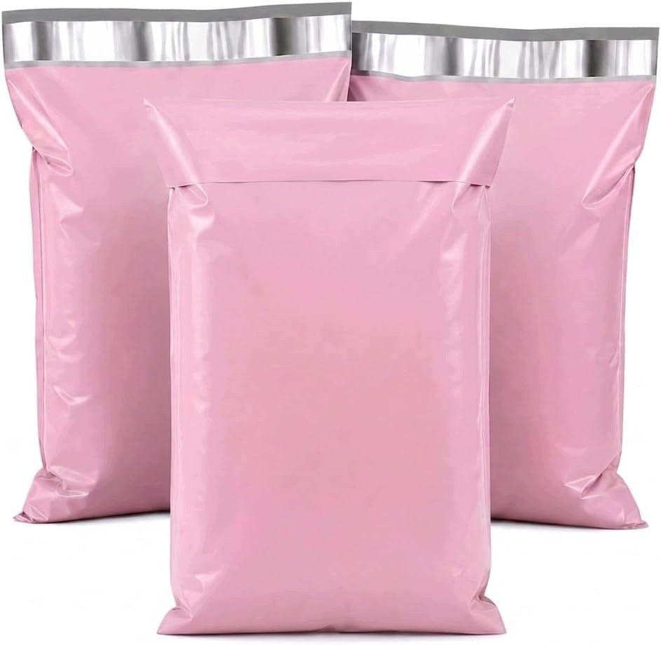 FOIL PACKS COURIER FOR PACKAGES 30,5x40CM FOIL BAGS PINK 25 PCS