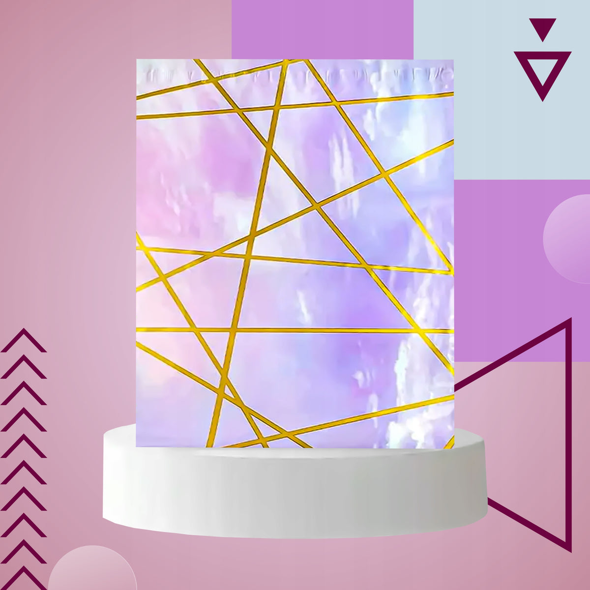 FOIL PACKS COURIER STRONG ENVELOPE 255X370 PURPLE GOLD 50PCS
