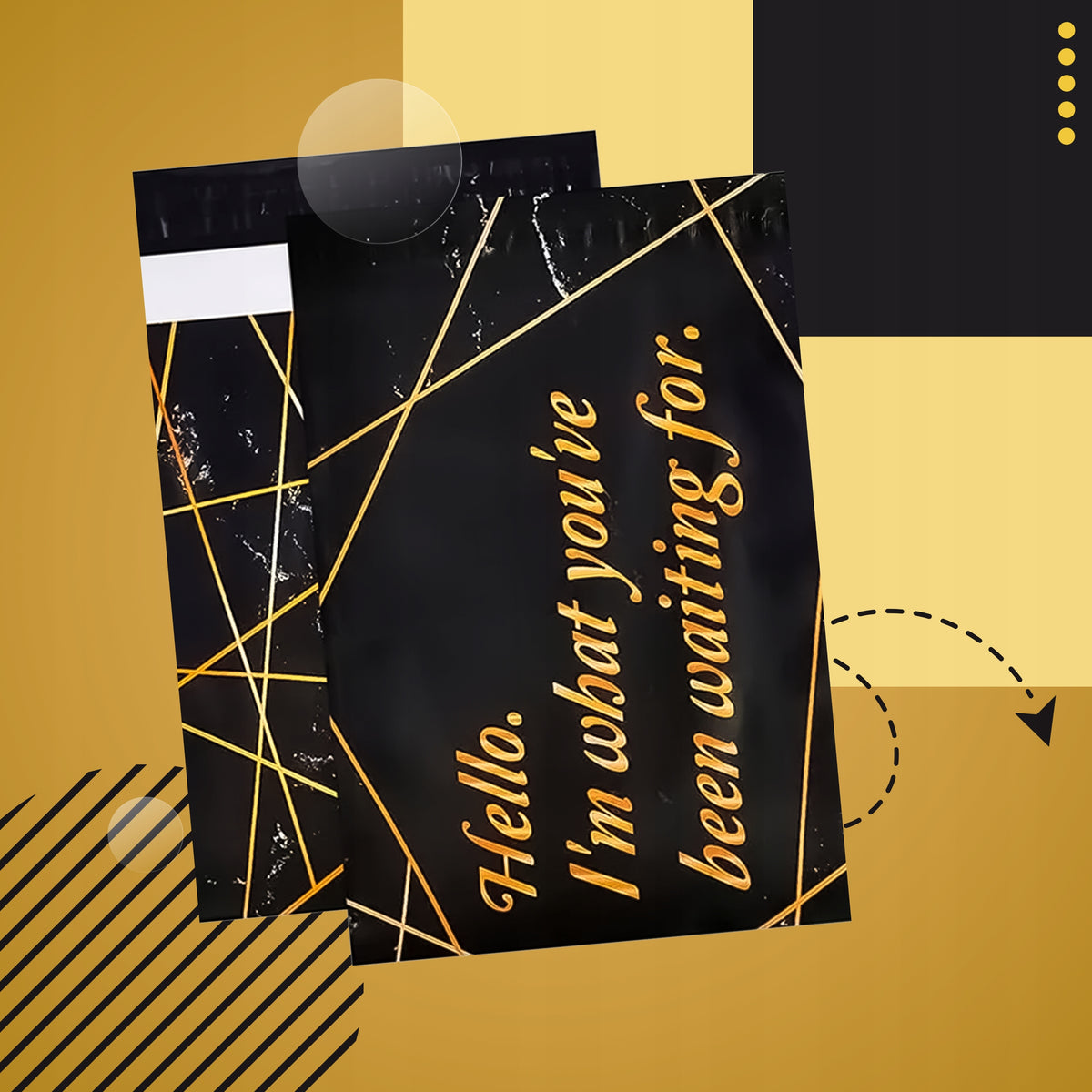 FOIL PACKS COURIER STRONG FOIL ENVELOPES 255x370 FOR YOU 50pcs