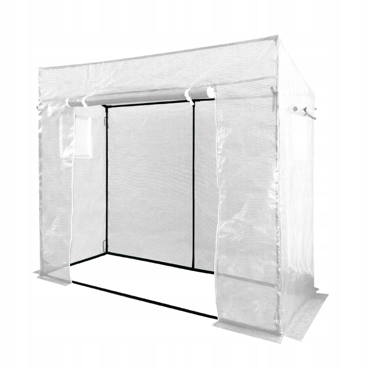 FOIL TUNNEL GARDEN GREENHOUSE FOR TOMATOES VEGETABLES WHITE 200X77X168/146CM Packaging status original