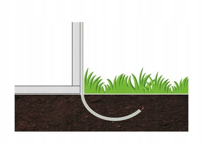 FOIL TUNNEL GARDEN GREENHOUSE FOR TOMATOES VEGETABLES WHITE 200X77X168/146CM Product height 168 cm