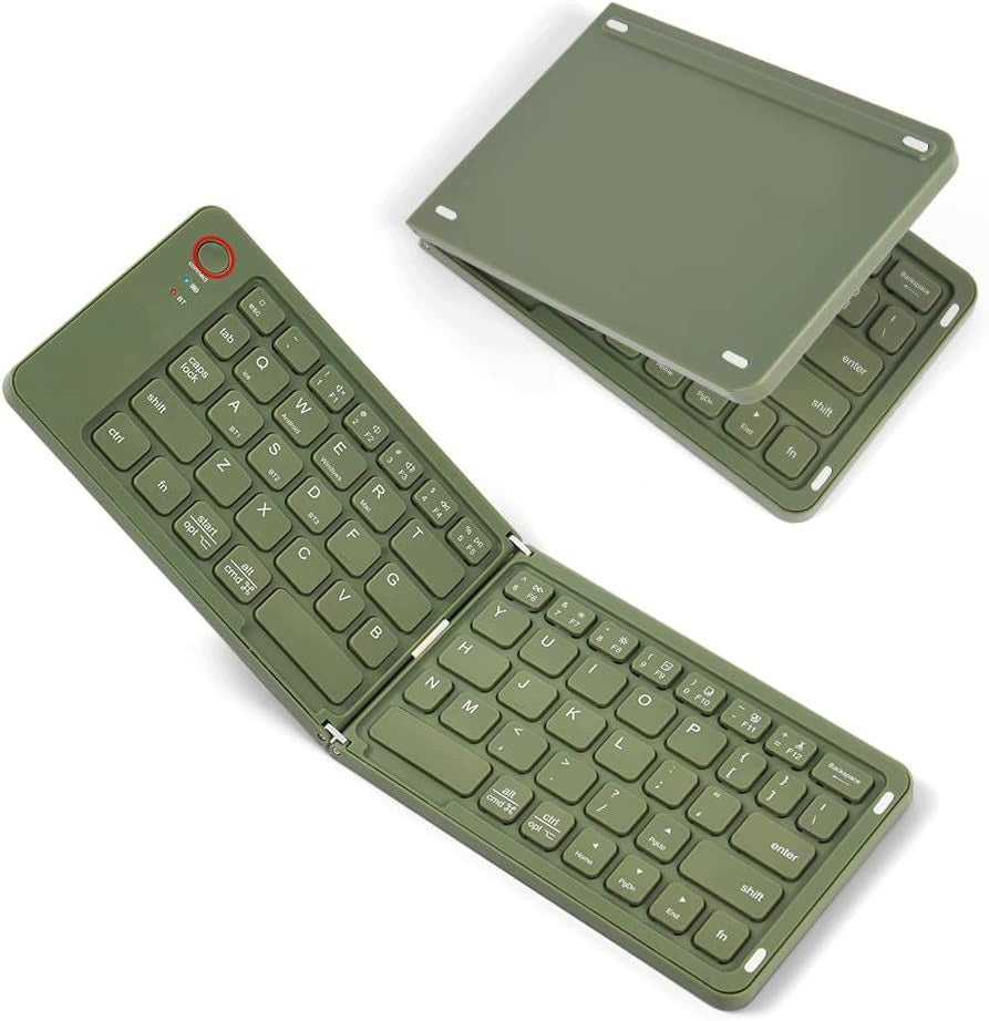FOLDABLE BLUETOOTH KEYBOARD MINI WIRELESS TABLET IPAD