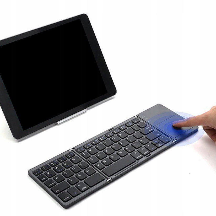 FOLDABLE BLUETOOTH WIRELESS KEYBOARD B033 Keyboard layout ARABIC (qwerty)