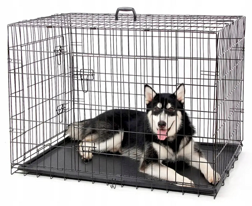 FOLDABLE DOG CAGE LARGE STRONG XL 42" PEN Manufacturer code KLT-F-42