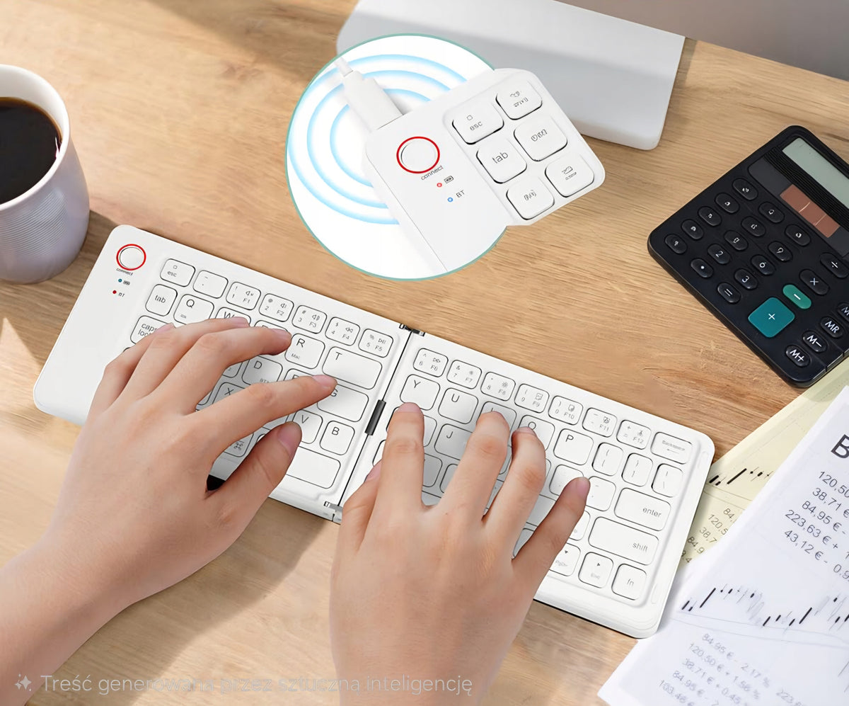FOLDABLE PORTABLE BLUETOOTH WIRELESS KEYBOARD B023 For Aolso Tablet Packaging status original
