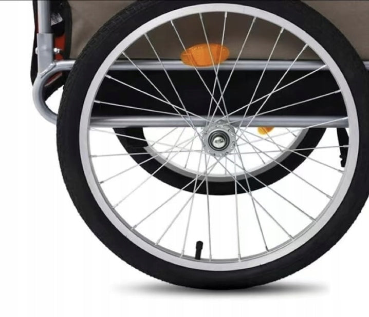 FOLDING AMORIZED BICYCLE TRAILER Maximum load 40 kg