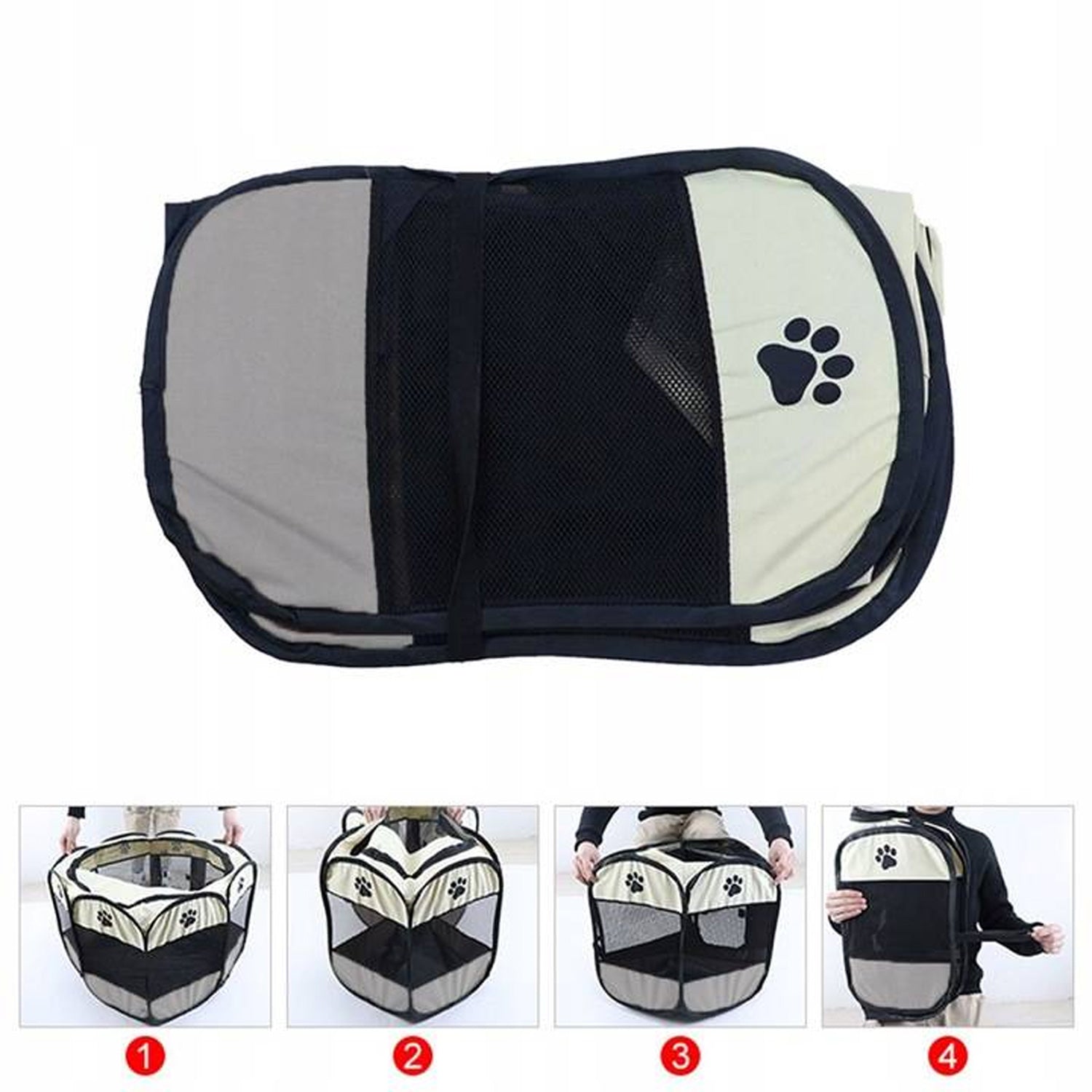 FOLDING Animal Playpen Cat Rabbit Bed Cage Catwalk Fence Kind playpen