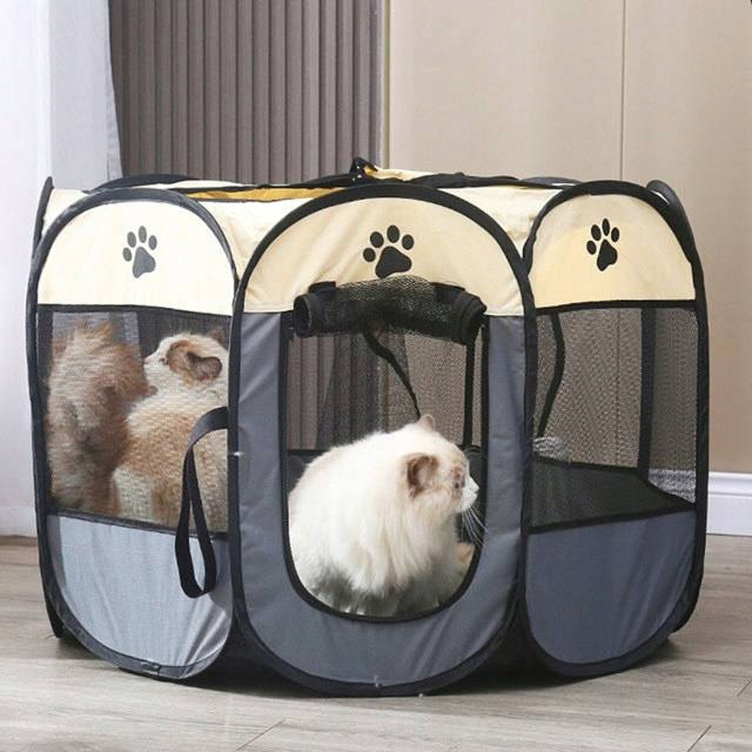 FOLDING Animal Playpen Cat Rabbit Bed Cage Catwalk Fence Trade name Kojec Składany Legowisko Duże Dla Zwierząt