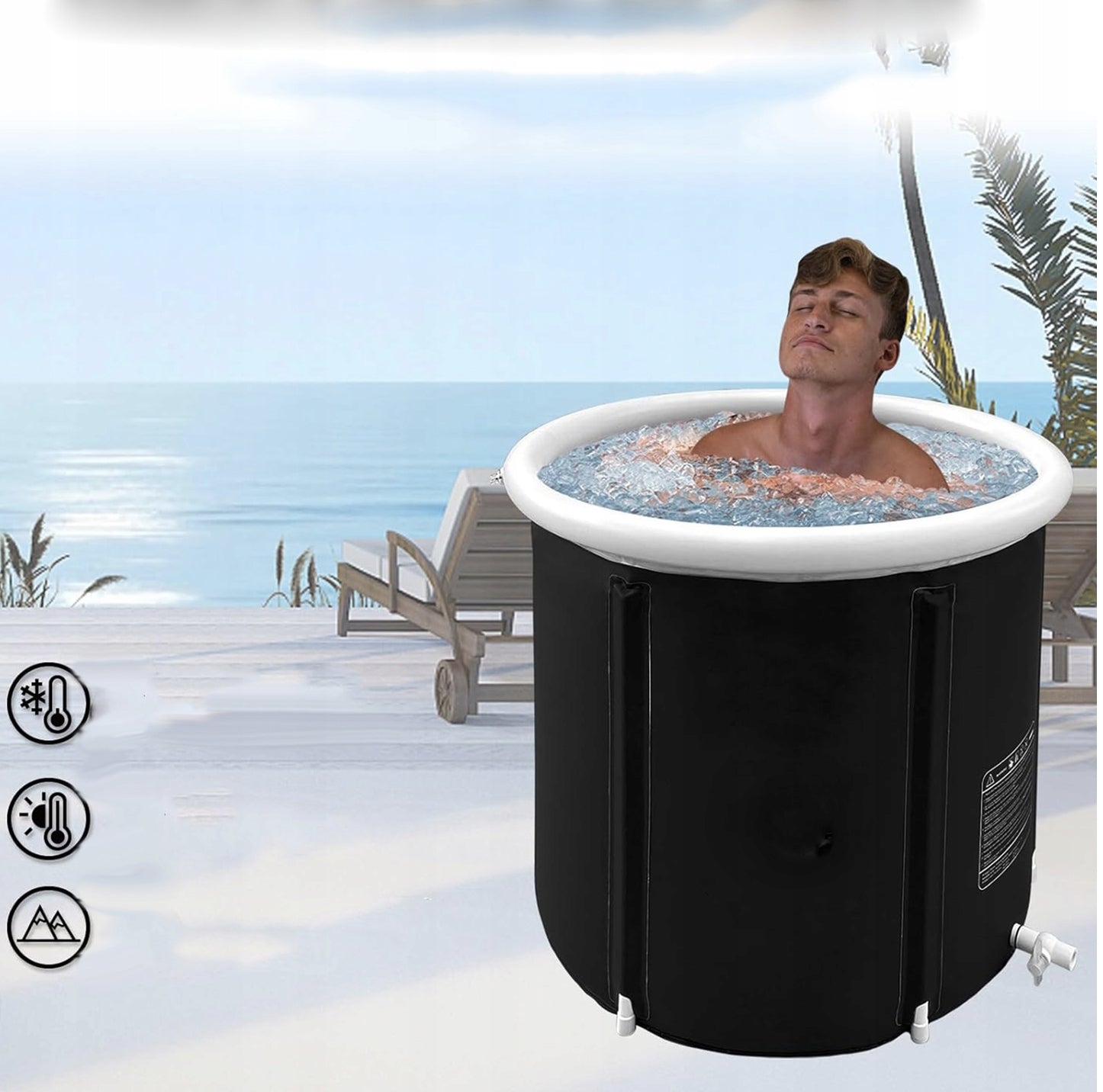 FOLDING BARREL FOR COLD BATH REGENERATION BATH 500L BALIA XL Manufacturer code Basen do Morsowania